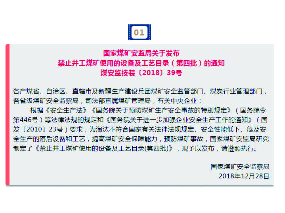 六批禁止煤礦使用的設(shè)備及工藝，請(qǐng)收藏！