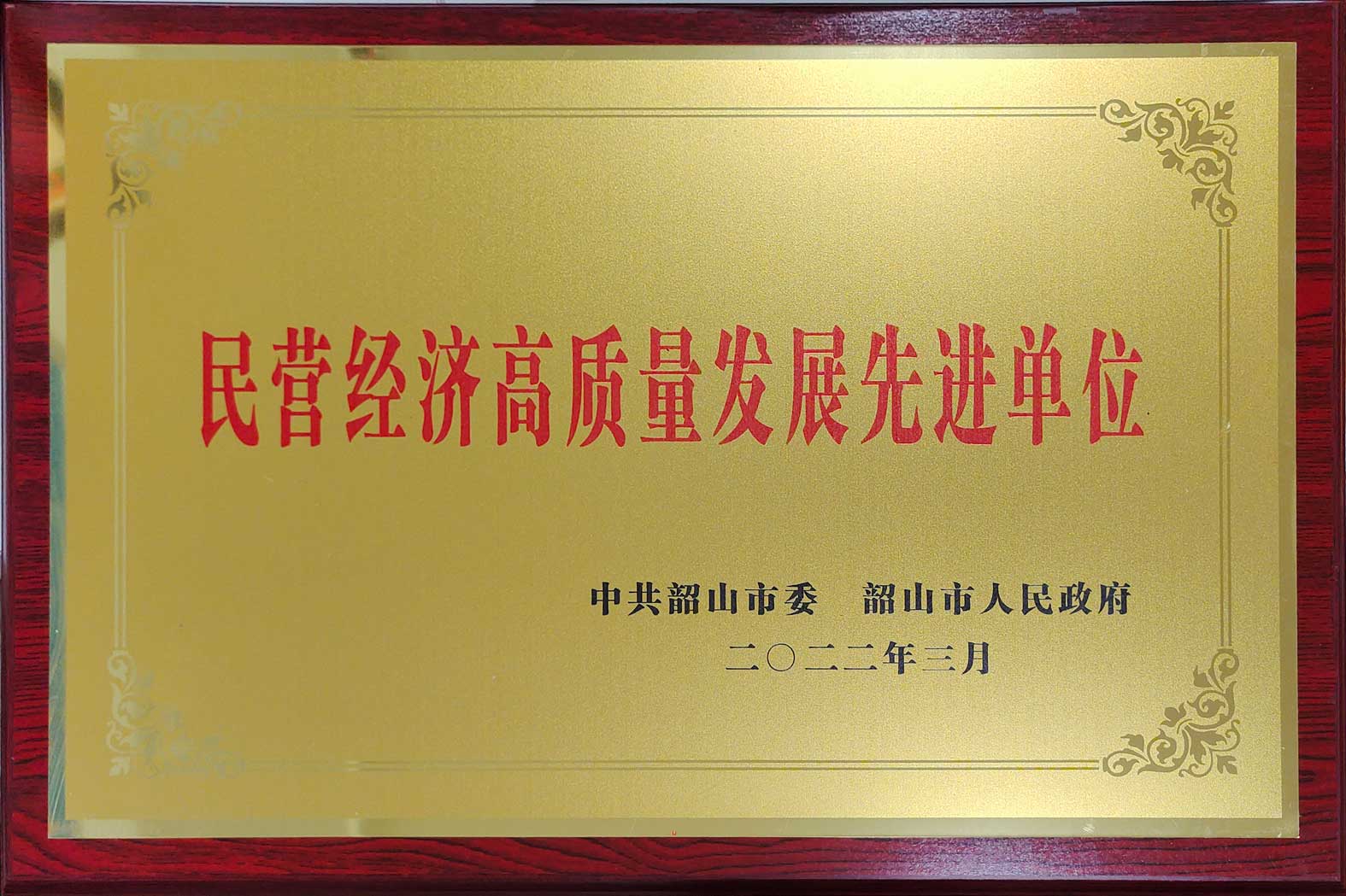 民營(yíng)經(jīng)濟(jì)高質(zhì)量發(fā)展先進(jìn)單位 民營(yíng)經(jīng)濟(jì)高質(zhì)量發(fā)展先進(jìn)單位